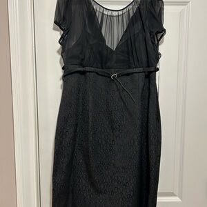 Black Cocktail Dress: Tahari
